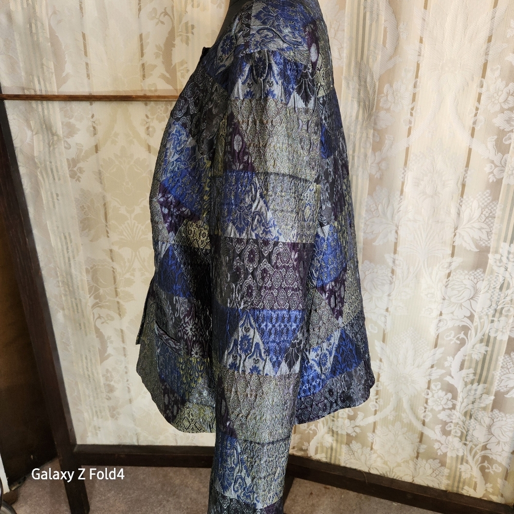 Patchwork Button-Up Jacket Norton Mcnaugton - image 4